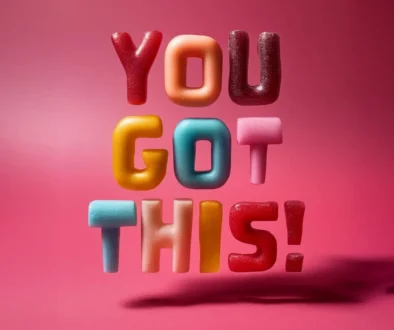 3d bokstäver som säger YOU GOT THIS. Bra UX för hemsidor