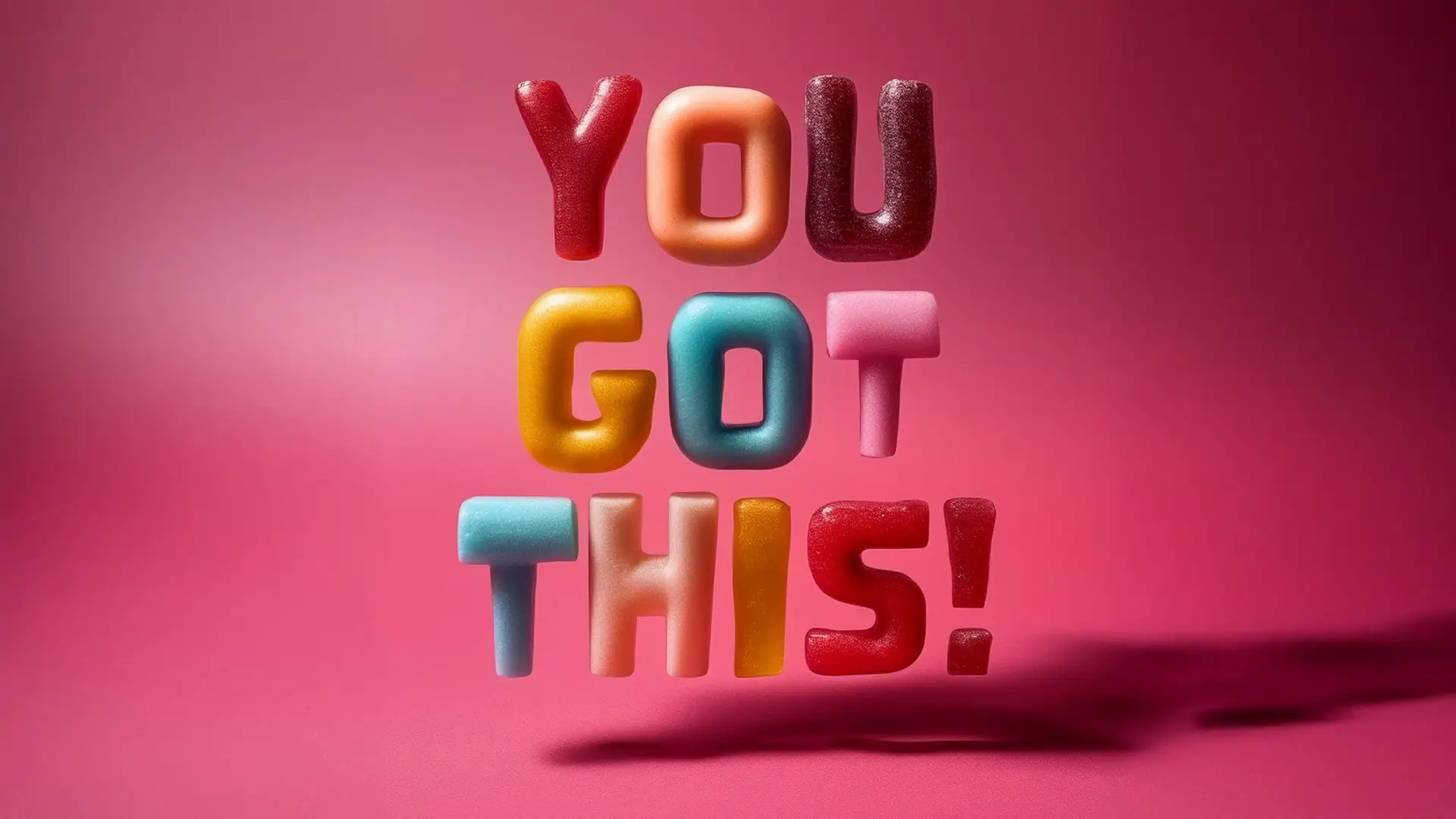 3d bokstäver som säger YOU GOT THIS. Bra UX för hemsidor